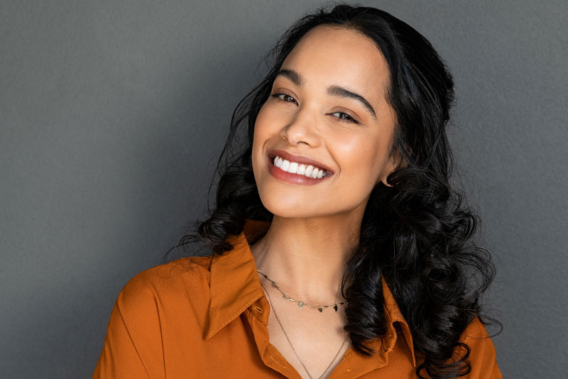 dental patient smiling
